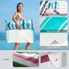 2 Pack Adult Pool Floats Hammock Chairs With Floating Table Waterproof Cards — photo 2