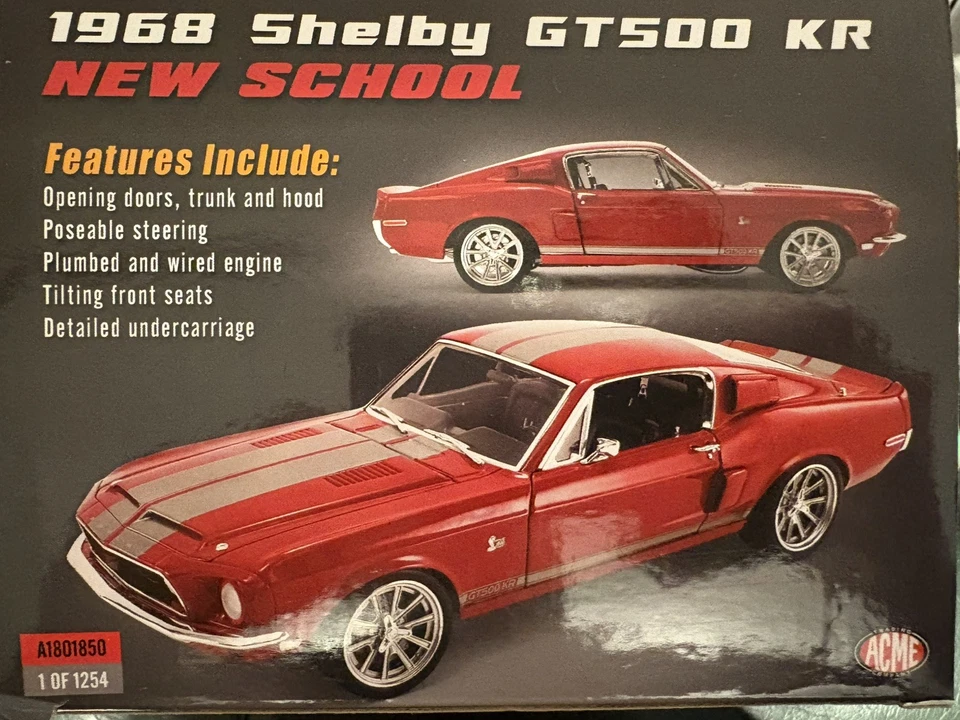 1/18 Acme 1968 Shelby GT500 KR New School - Image 2 of 4