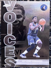 2025-26 Topps Chrome Voices Anthony Edwards #VS-4 Minnesota Timberwolves