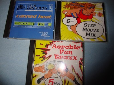 Workout Fitness CDs im Paket ähnl. move ya Step Aerobic Cardio