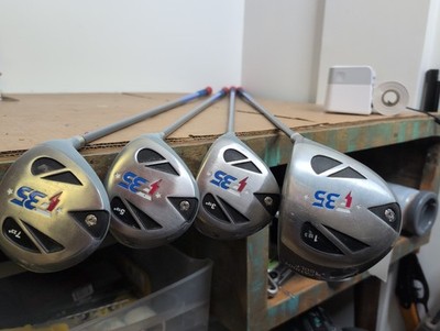 Patriot Golf F-35 Driver 3 5 7 Wood Set 10.5 15 18 23 Degree 4-Piece Fairway