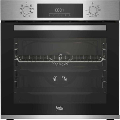 Beko BBIM12300X B300 Einbau-Backofen, 60 Cm Backofen, 72 L Volumen, Dampfreinigu