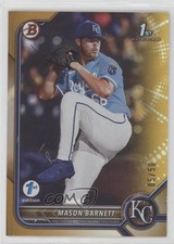 2022 Bowman Draft 1st Edition Gold Foil 5/50 Mason Barnett #BD-172 00jv