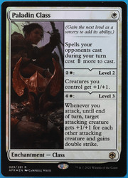 Paladin Class #29 Foil Adventures in the Forgotten Realms
