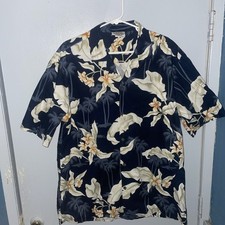 Pacific Legend Hawaiian Button Down Camp Shirt Mens XL Vintage Made in USA W