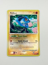 Riolu Lv. 6 Cracked Ice Holo 16/17 Pokemon Pop Series 8 TCG (LP)