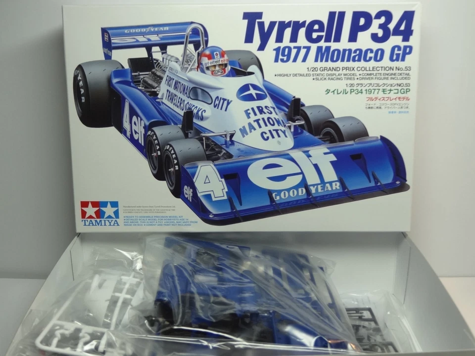 LOTTO FORMULA 1 CON 1 KIT TAMIYA NUOVO TYRRELL P34  SCALA 1:20 + 1 LIBRO USATO - Immagine 4 di 4