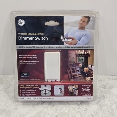New GE ZW3001-wcs Wireless Z-Wave Dimmer Switch 45606 Lighting Control 