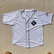 NEW Dynasty MLB Chicago White Sox Pinstripe Baseball Jersey Size XXL 50-52 NWT