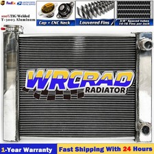 24 X 19 Double Pass Radiator For Chevy Sbc 350 Crossflow Performance Aluminum