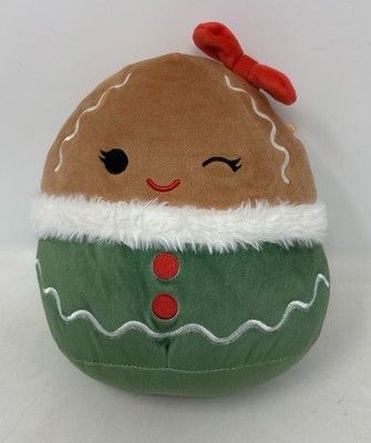 Squishmallows Gina der Lebkuchen weiche Stofftiere Plüschtiere (LFT5) Keks festlich