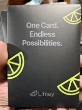 6 Pack Networking NFC Business Card by Limey - Tap & Share QR Code NEW & SEALED