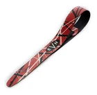 VAN HALEN - EVH - RED GUITAR STRAP ECO LEATHER Adjustable - Length 1.4 meters