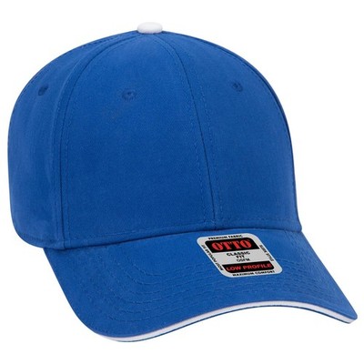 OTTO CAP 23-370 Unisex 6 Panel Low Profile Baseball Hat