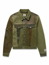 Gallery Dept. Andy Patchwork Canvas Jacket - Size Medium Olive Green-Made in USA