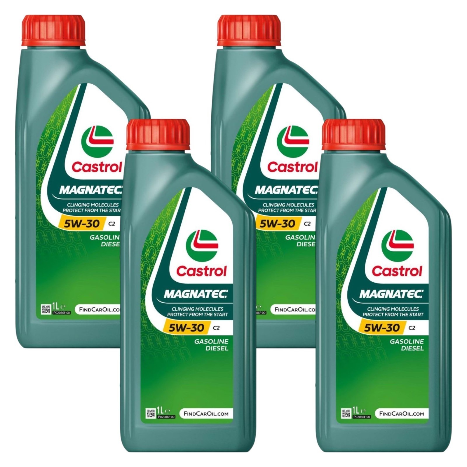Kit Tagliando Castrol Peugeot 207 1.4 HDI 4 Filtri + 4lt Olio Magnatec 5w30 C2 - Miniatura 2