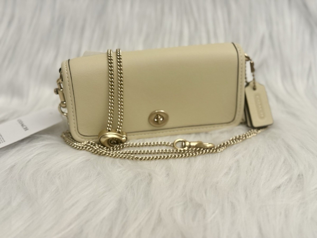 Coach Glovetanned Leather Mini Dinky Bag 14 Chain Crossbody NWT