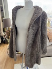 Echter Kanadischer Bisam Damen Pelz Gr. 40/42  Top Zustand  Sandfarbe, Hellbraun
