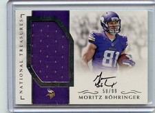 2016 NATIONAL TREASURES #RMS-MB MORITZ BOHRINGER AUTOGRAPH JERSEY RC #58/99