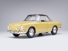 VW Karmann Ghia 1500 Typ 34 1961 gelb schwarz Modellauto 1:18 Norev