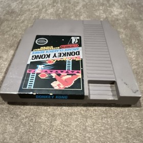 Nintendo NES Lot 4: 10-Yard Fight, Donkey Kong [5-screw], Golf [5s], Slalom [5s]