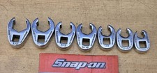 Snap-on 207sfrh 38 Drive Sae Crowfoot Flare Nut Line Wrench Set 7 Pc 38 - 34
