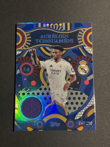 Topps Real Madrid 2024-25 Team Set Aurelien Tchouameni Patch /250