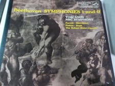 TOSCANINI: BEETHOVEN  Symphonies 1 & 9  - 2LP Box Set  RCA