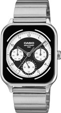 Casio Men's Analog Watch MTP-M307D-1BV 24-Hour Multifunction Black Quartz
