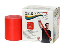 CanDo 10-6322 Sup-R Latex Free Exercise Band, 50yds Length, Red Light 50 Yd