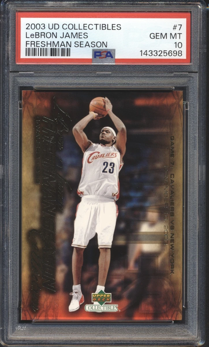 2003 UD Lebron James ルーキーカード PSA10 RC LEBRON JAMES 2003-04 UPPER DECK PREMIUM PLAY MAKERS RC ROOKIE | eBay