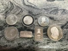 2 silver bars and 5 BIG silver coins