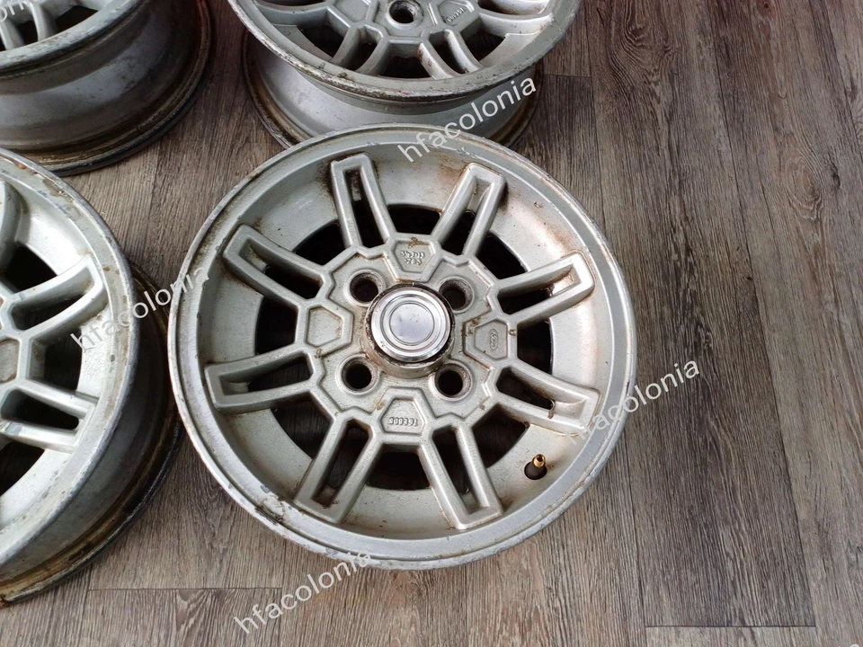Alufelgen 4 Stück 5,5x13 ET 28,5 4 x 108 Ford Capri Escort RS Taunus 76EBDB - Bild 4 von 4
