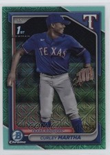 2024 Bowman Chrome Prospects Mega Box Aqua Mojo Refractor /299 Curley Martha 1u6