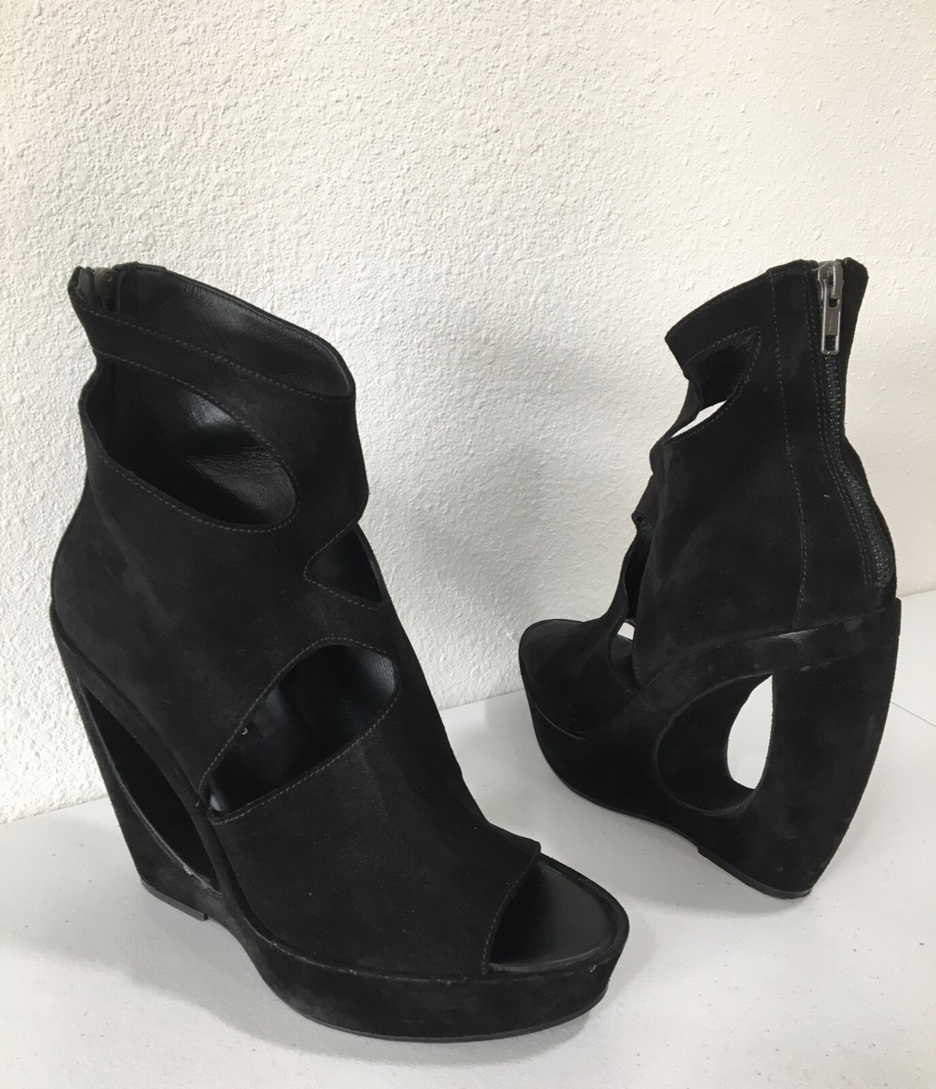 ANN DEMEULEMEESTER wedge sandals beige37 - サンダル