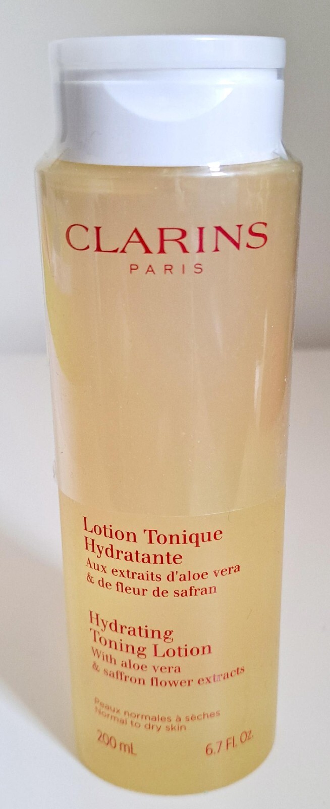 Clarins Hydrating Toning Lotion with Aloe Vera & Saffron Flower Extracts 200ml