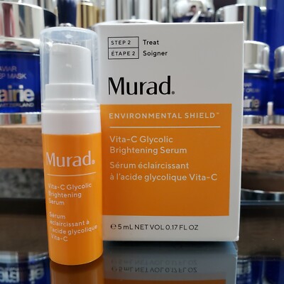 Murad Vita-C Glycolic Brightening Serum .17 oz - Brand New in Box 