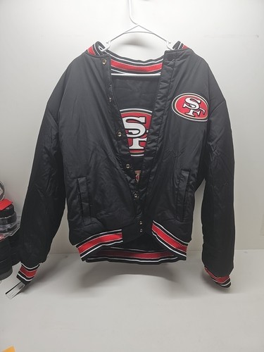 San Francisco 49ERS Reversible Blend Jacket, NFL License new size LG (21)(J) - Picture 9 of 11