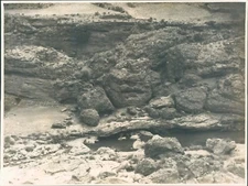 Original 1930's RAF Ariel Photo Rebels Caves At Palli No 11 Squadron Raf