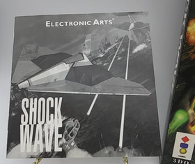 Panasonic 3DO Shock Wave Long Box w/ 1 insert Manual and Reg Card TESTED
