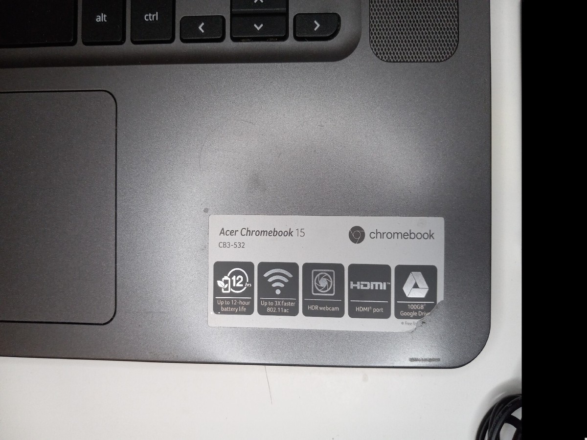 Acer Chromebook CB3-532 シルバー Acer Chromebook 15.6