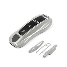 Sub Gray Key Fob Cover Compatible with Porsche Cayenne 2018-2025 Panamera 201...