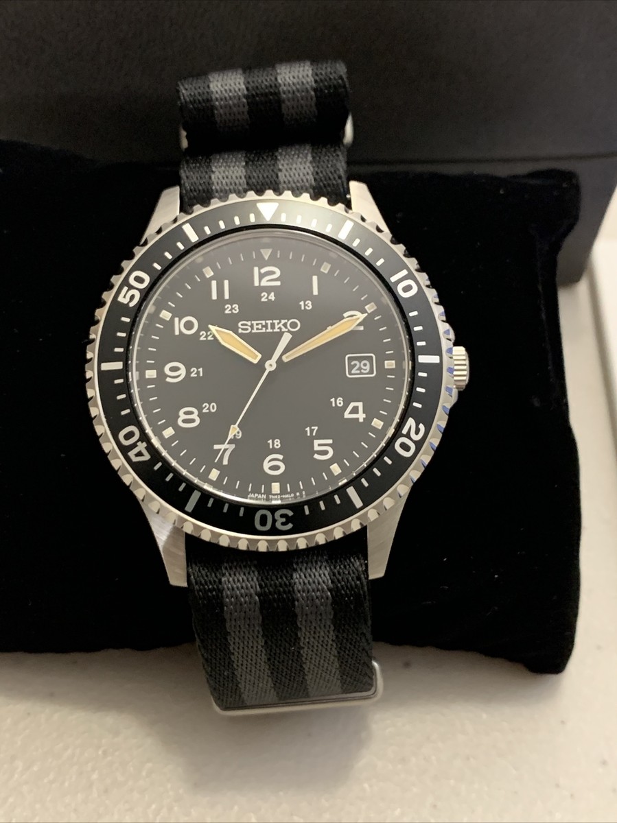 Seiko Nano Universe Men's Black Quartz Watch - SZSJ007 | eBay