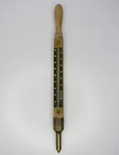 Vintage Garden Hot Bed Thermometer Weksler 27-80A Made in USA 14.25" Long