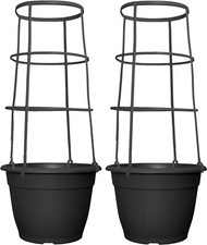 2 x Plastic Trellis Planters