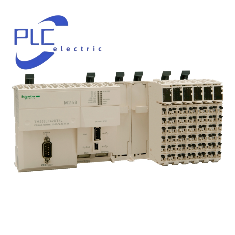 TM258LF42DT4L 1PCS New Schneider logic controller, Modicon M258,42 + 4 IO,24V DC