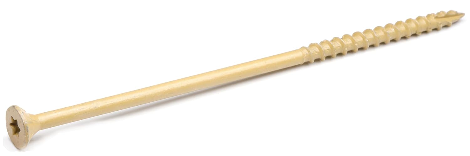 #10 x 6 Inch Torx Drive Exterior Deck Screws Flat Head Wood