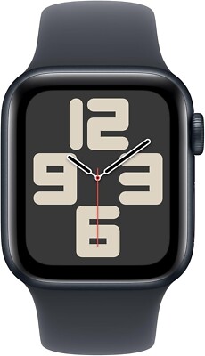 Apple Watch SE (Gen 2) 44mm Midnight Aluminum GPS & S/M + M/L