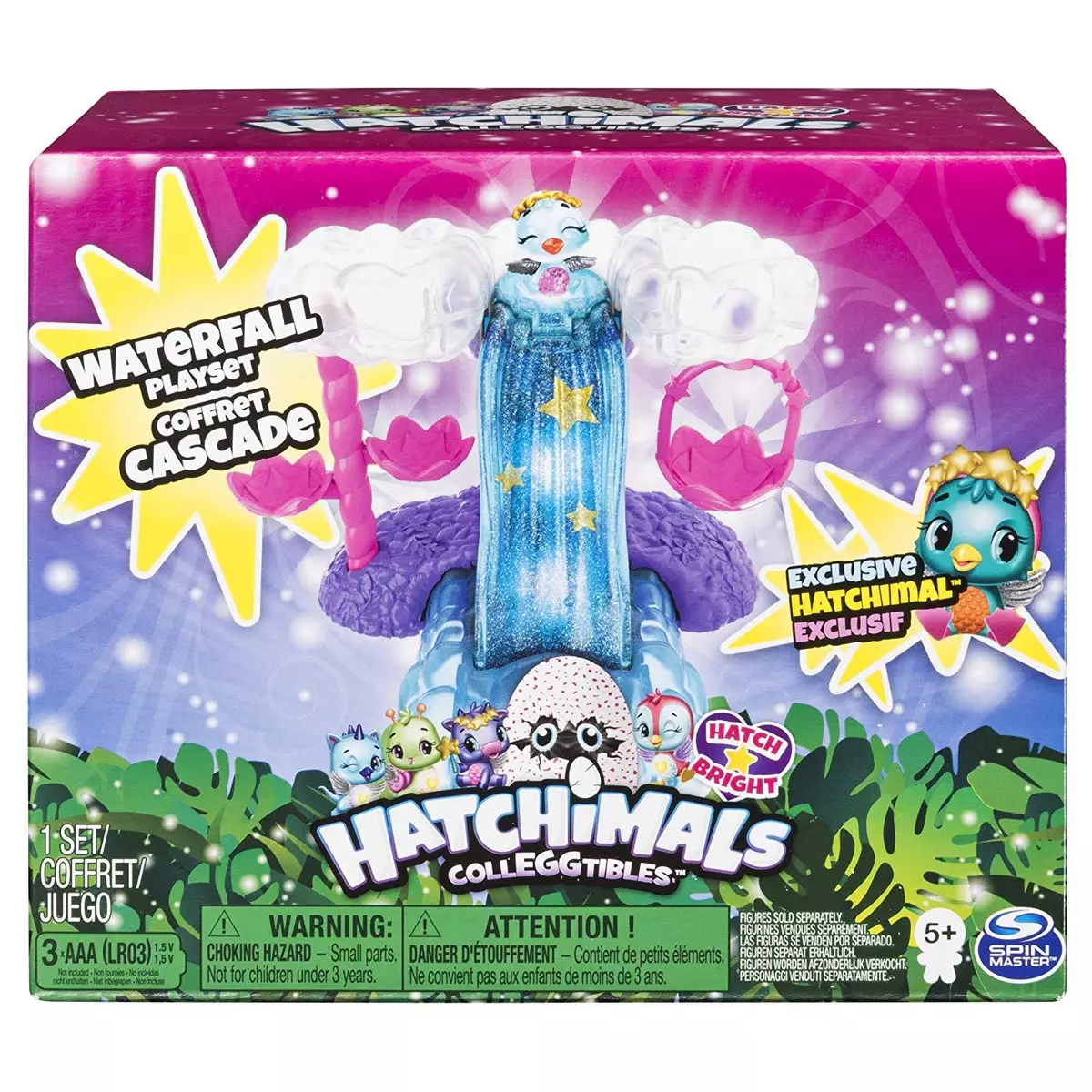 HATCHIMAL Craft Kits Waterfall Playset With Lights GREAT GIFT