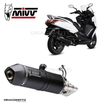 2015-2016 KYMCO DOWNTOWN 350 STRONGER MIVV Exhaust Steel Black